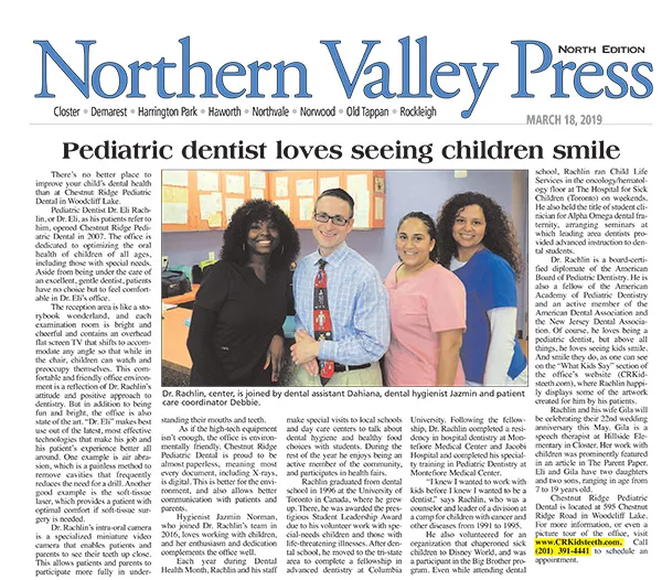 Pediatric dentist loves seeing children smile!