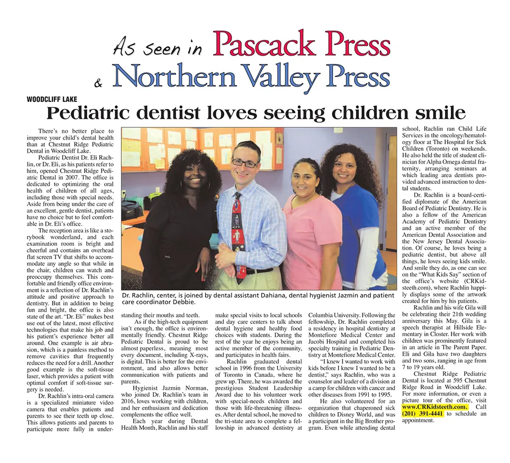 Pediatric dentist loves seeing children smile!